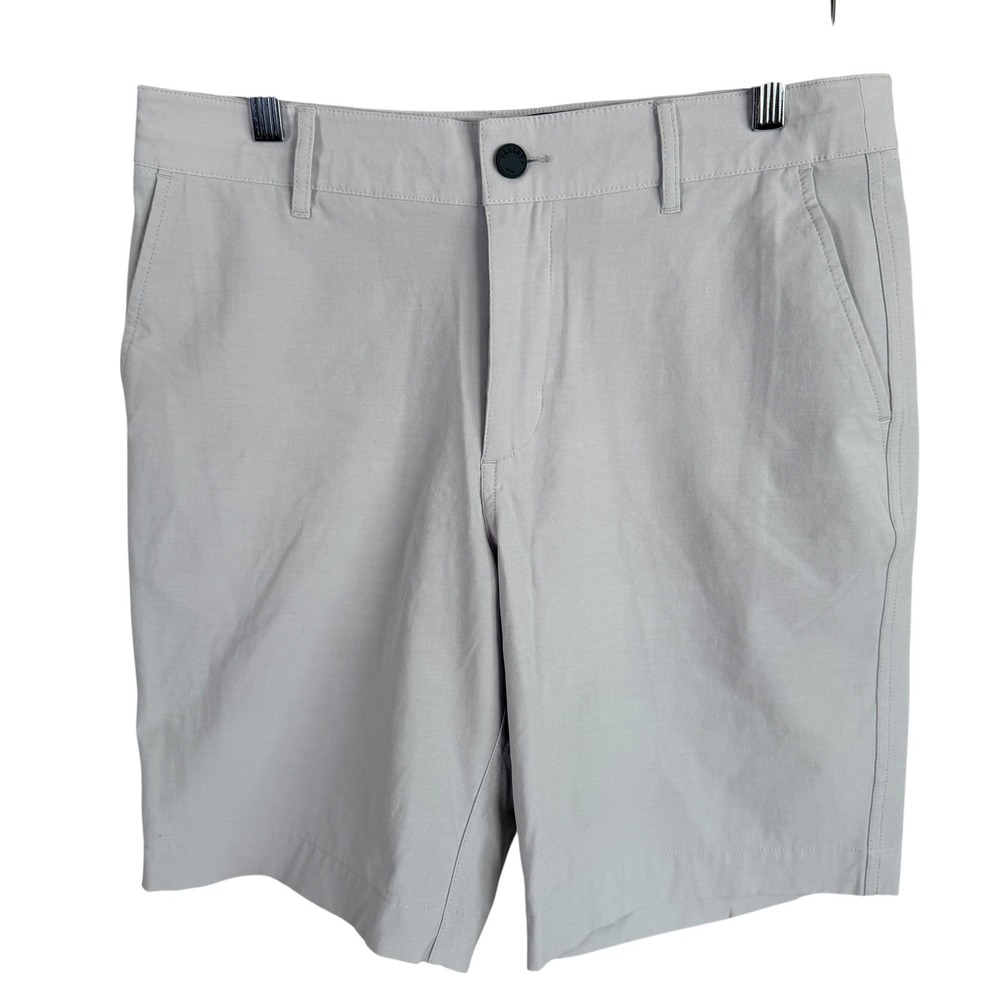 Faherty All Day Shorts Mens 30 Beige Hybrid Recycled Stretch Quick Dry 8 Inseam